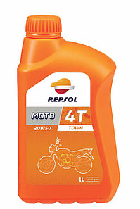 Масло моторное, 20W50 MOTO TOWN  4T  , 1 л. Repsol