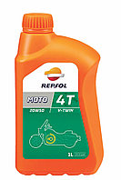 Масло моторное, 20W50 MOTO V-TWIN 4T, 1л. Repsol