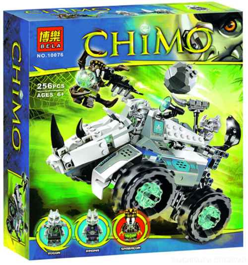 Конструктор аналог LEGO Chima/Чима  Bela "Камнемет Рогона  арт 10076