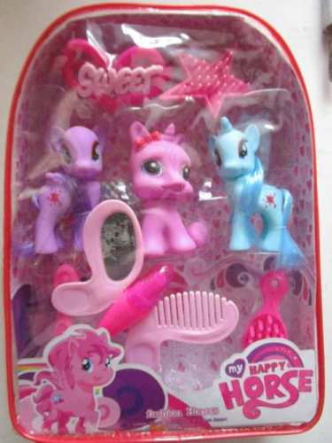 Набор пони Little pony 3 в 1 - фото 1 - id-p55504485