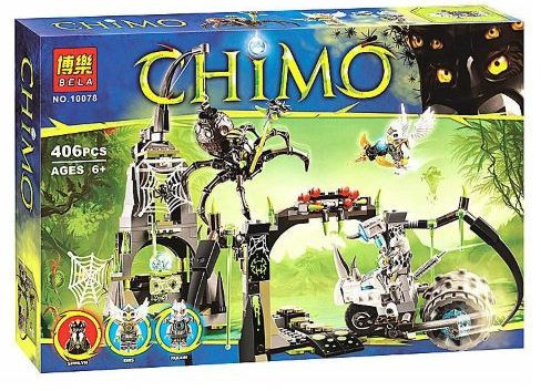 Конструктор аналог Lego Chima (Чима) 10078   (Lego)