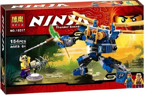 Конструктор Bela Ninja 10394 Бластер - байк Коула 211 деталей (аналог Lego Ninjago 70733) - фото 1 - id-p55504751