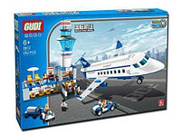 Конструктор GUDI 8912 City Air Plane Международный аэропорт Minifigure Building Block 652Pcs