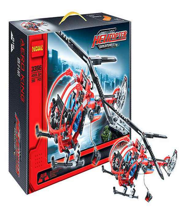 КОНСТРУКТОР DECOOL 3356 Спасательный вертолёт 300 дет. аналог Лего Техник (LEGO Technic) - фото 1 - id-p55504886