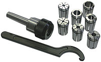 Цанговый патрон MK2/M10/ER25 с комплектом цанг 15 шт. 1-16 мм 55507516 Цанговый патрон MK2/M10/ER25 с комплектом цанг 15 шт. 1-16 мм