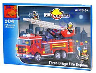 Конструктор BRICK 904 "Пожарная охрана" Брик 364 детали аналог лего lego