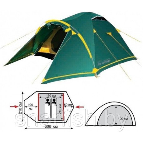 Палатка Tramp Stalker 2 - фото 1 - id-p55518240