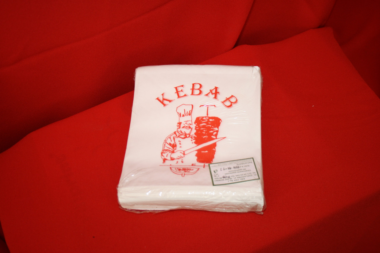 Бумажная упаковка Kebab 250 шт