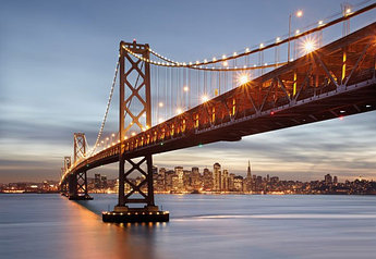 Фотообои на стену Мост в Сан-Франциско Komar 8-733 Bay Bridge