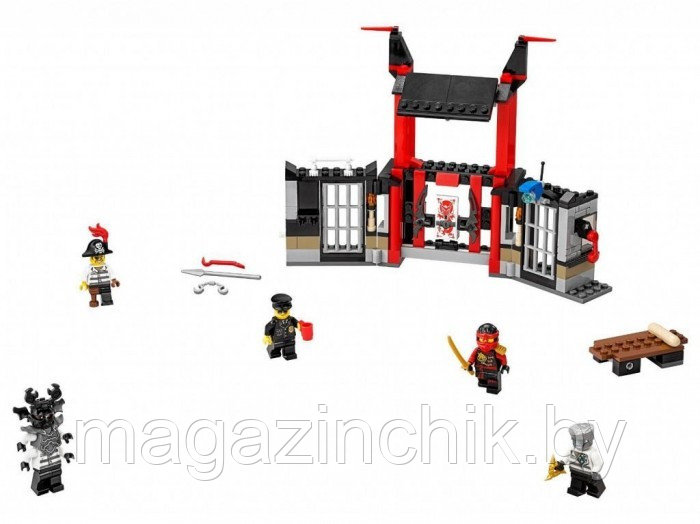 Конструктор Bela Ниндзяго Ninjago Побег из тюрьмы Криптариум 10522, 241 дет, аналог Лего Ниндзяго (LEGO) 70591 - фото 2 - id-p55560493