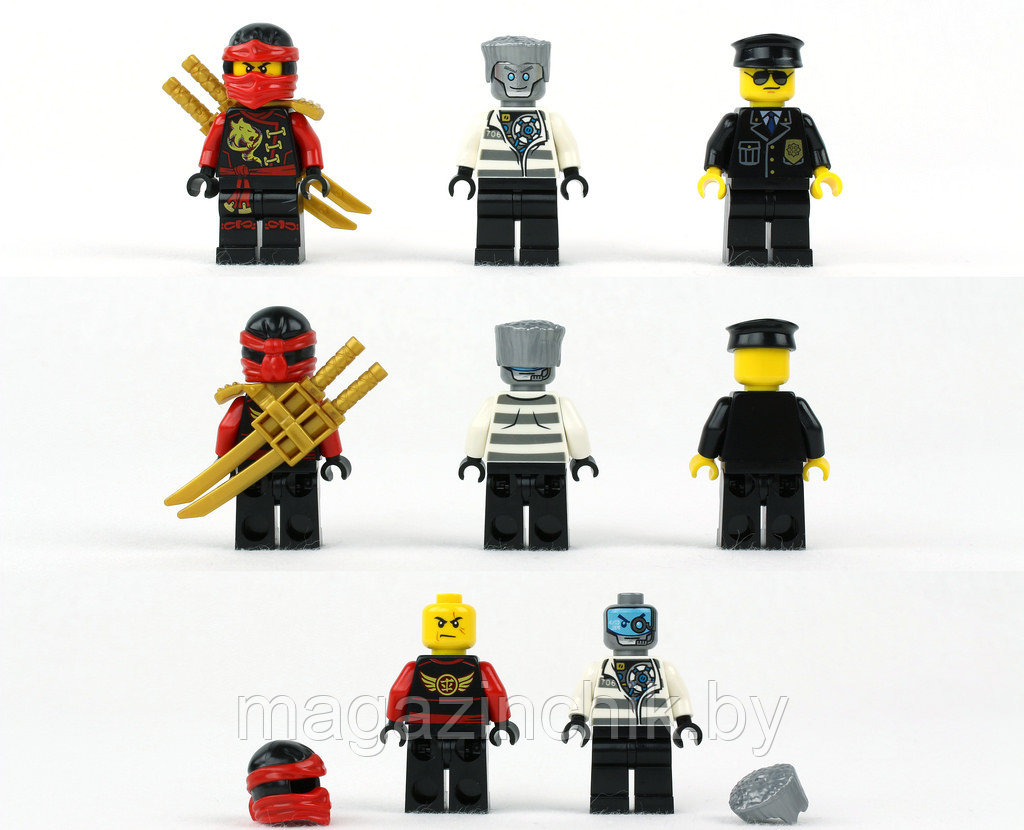 Конструктор Bela Ниндзяго Ninjago Побег из тюрьмы Криптариум 10522, 241 дет, аналог Лего Ниндзяго (LEGO) 70591 - фото 3 - id-p55560493