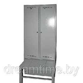 Шкаф гардеробный (для одежды) металлический (ШМГ вЛ-2-600)