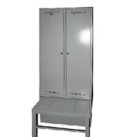 Шкаф гардеробный (для одежды) металлический (ШМГ вЛ-2-700)