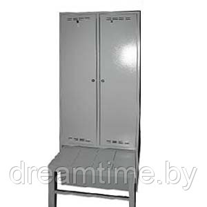 Шкаф гардеробный (для одежды) металлический (ШМГ вЛ-2-900) - фото 1 - id-p1875029