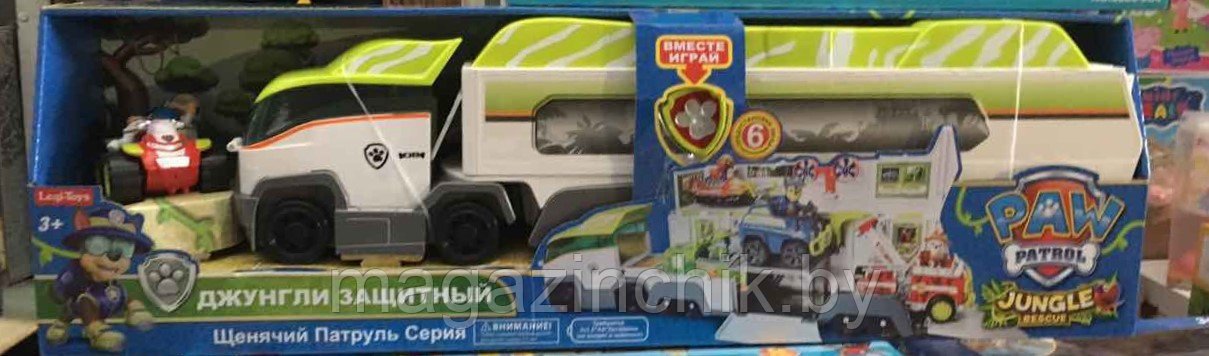 Автовоз Джунгли JUNGLE PATROLLER RESCUE Щенячий патруль Paw Patrol 2028, со звуком - фото 3 - id-p55567029