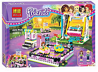 Конструктор 10560 Bela Friends Парк развлечений: аттракцион Автодром, 429 дет., аналог LEGO Friends 41133