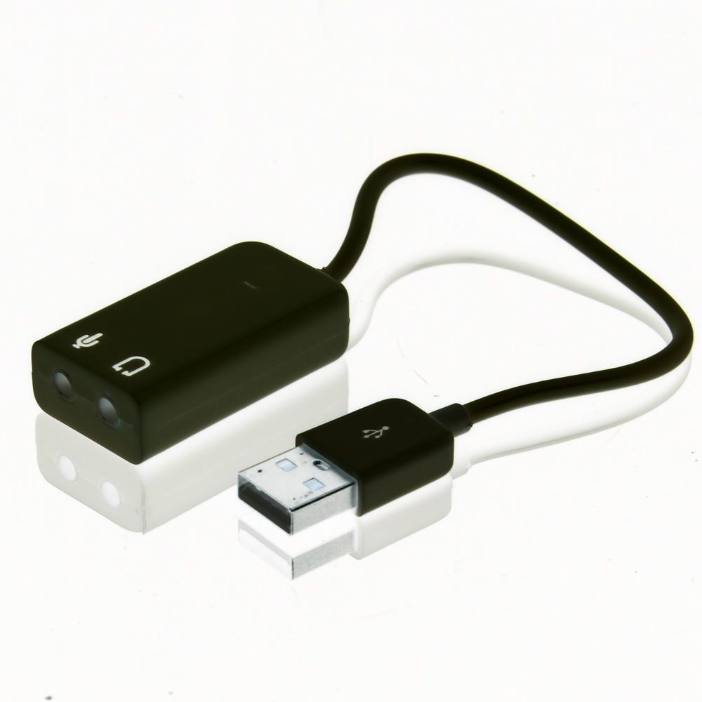 USB адаптер для наушников с микрофоном Orient AU-01S (внешняя аудиокарта) - фото 1 - id-p55568361