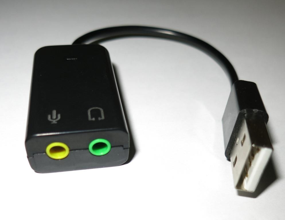 USB адаптер для наушников с микрофоном Orient AU-01S (внешняя аудиокарта) - фото 2 - id-p55568361
