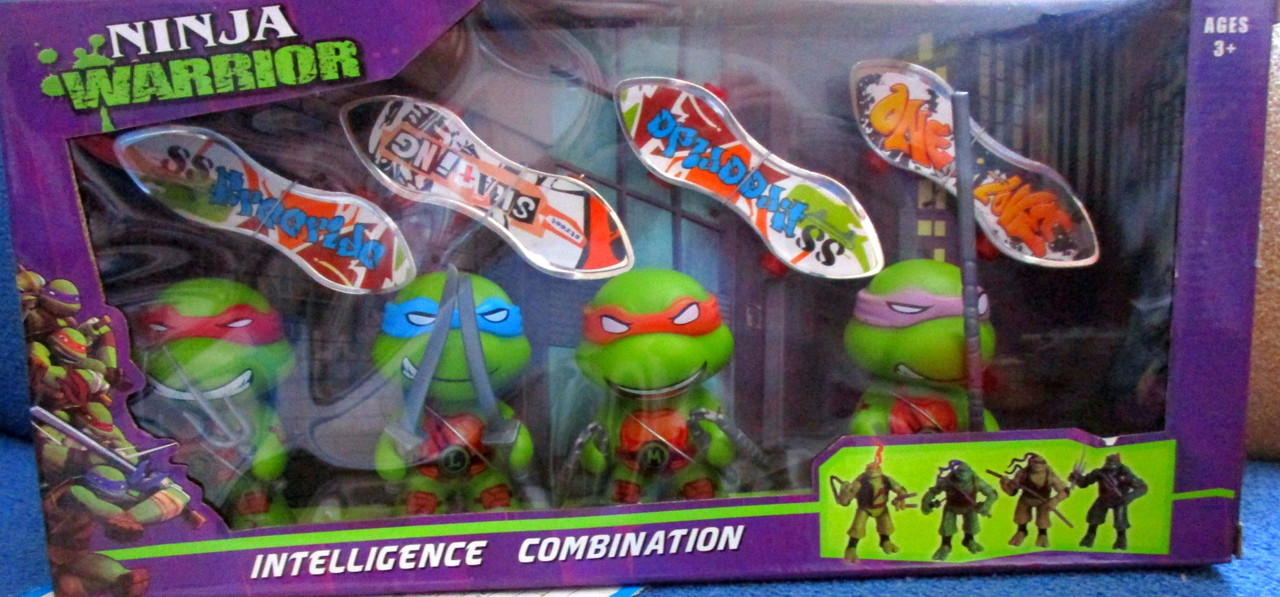 Набор ниндзя черепашки Ninja Turtles со скейтами - фото 2 - id-p55568782