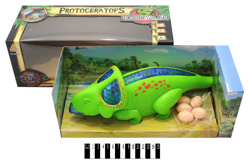Динозавр на батарейках -60075 несет яйца