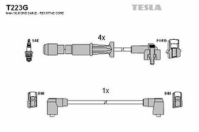 Высоковольтные провода TESLA FORD SCORPIO 2.0, 2.3 16v 94-98,TRANSIT 2.0i 94-00