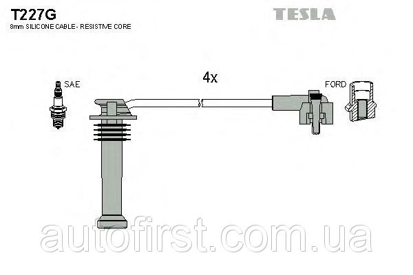 Высоковольтные провода TESLA Ford Mondeo 1.6i,1.8i 16v 92-98 - фото 1 - id-p55794399