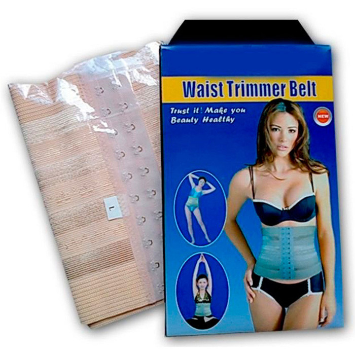 Корректирующий пояс корсет Waist Trimmer Belt (ОБХВАТ ТАЛИИ - до 75 см) - фото 2 - id-p55859933