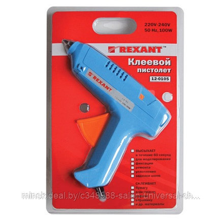 Клеевой пистолет REXANT, 100 Вт, для стержня 11 мм, фото 2