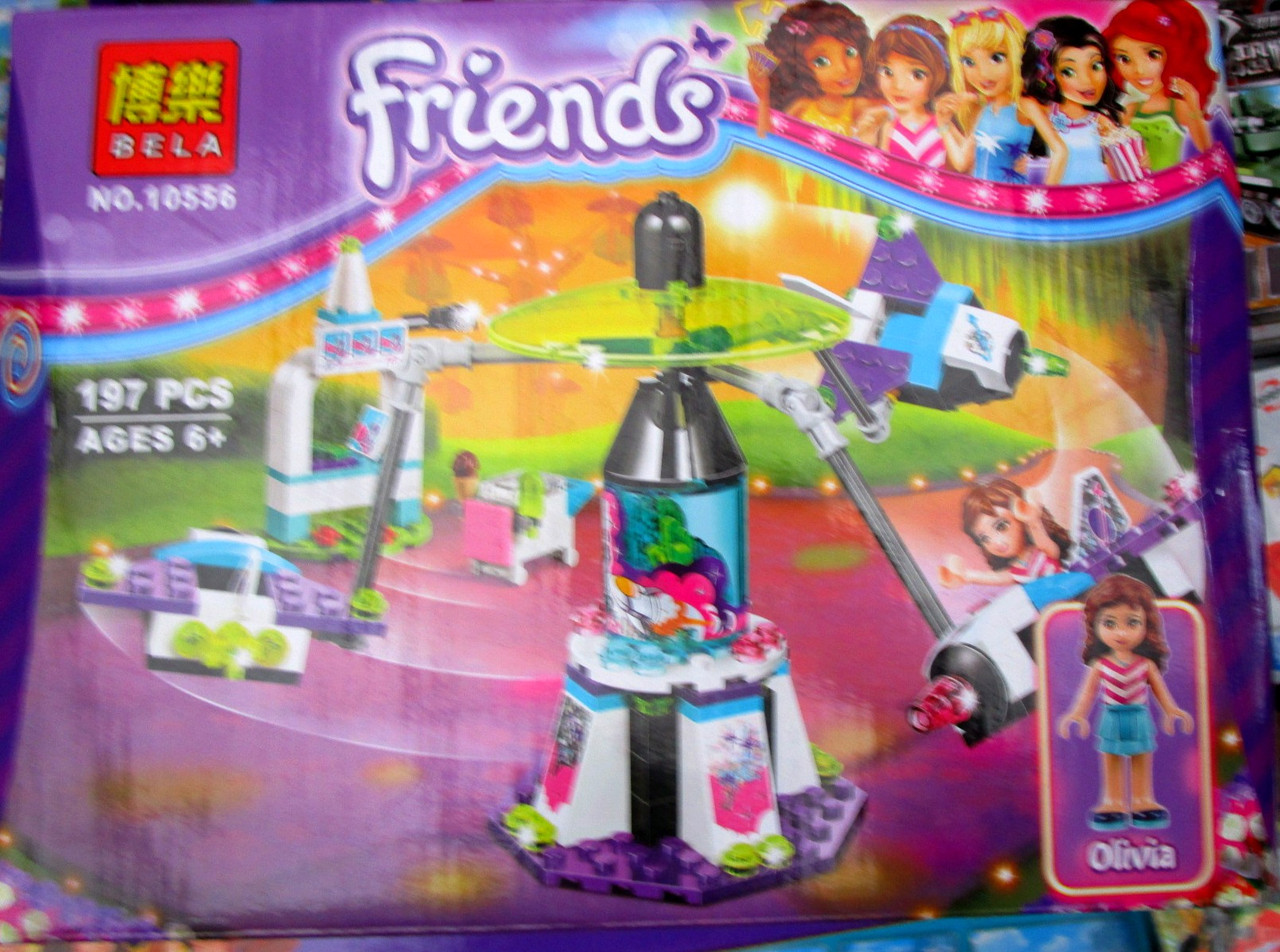 Конструктор 10556 Bela Friends Парк развлечений: Космическое путешествие, 197 дет., аналог LEGO Friends 41128
