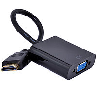 Преобразователь HDMI в VGA (HDMI папа - VGA мама)+AUX