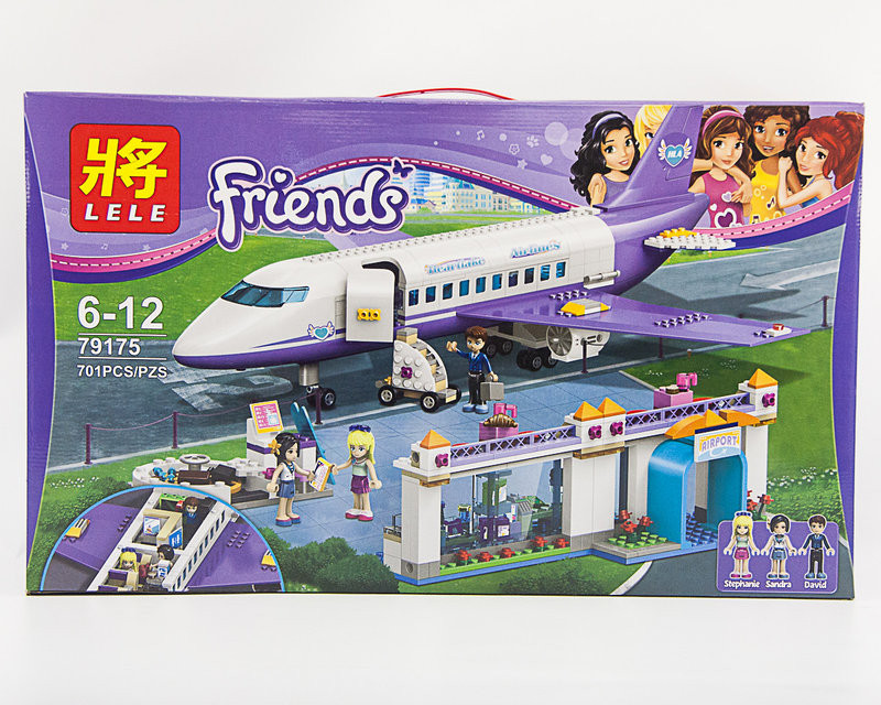 Конструктор Lele 79175 Friends "Аэропорт Хартлейк Сити" (аналог Lego 41109) 701 деталь - фото 1 - id-p55877321