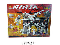 Конструктор Bela Ninja 9735 "Темная крепость Гармадона" (аналог Lego Ninjago 70588) 552 детали