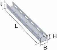 Монтажный профиль П-образный