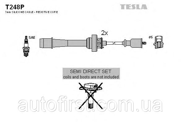 Высоковольтные провода TESLA Mazda MPV 2.0 99-02 Premacy 1.9 99- - фото 1 - id-p55883884