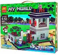 Конструктор Lele 33011 Крепость с Големом (аналог Lego Майнкрафт, Minecraft), 613 дет