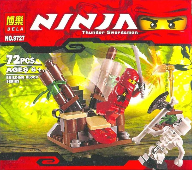 Конструктор Bela Ninja 9727 (аналог Lego Ninjago) 72 детали