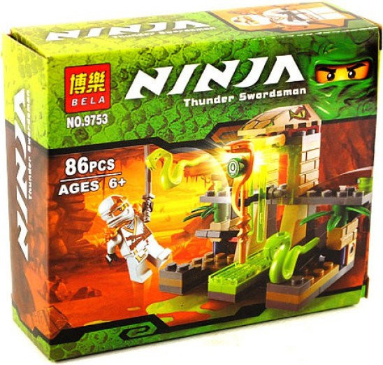 Конструктор Bela Ninja 9753 "Храм Веномари" (аналог Lego Ninjago) 86 деталей - фото 1 - id-p55949341