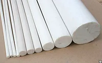 Стержни из фторопласта Ф4, диаметр 20, 30, 40, 50, 60, 70, 80, 100, 120, 140, 160 мм.