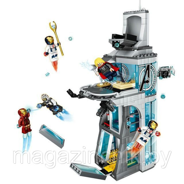 Конструктор Lele 79128 серия Marvel Супер Герои Нападение на Башню Мстителей 515 дет аналог Лего (LEGO) 76038 - фото 5 - id-p55977999