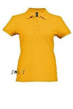 Рубашка-поло женская PASSION 170 фиолетовая  для нанесения логотипа, фото 5