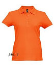Рубашка-поло женская PASSION 170 красная  для нанесения логотипа, фото 6