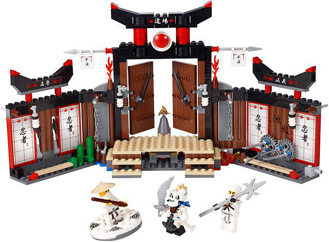 Конструктор Bela Ninja 9734 "Школа Ниндзя" (аналог Lego Ninjago) 377 деталей - фото 2 - id-p55982099