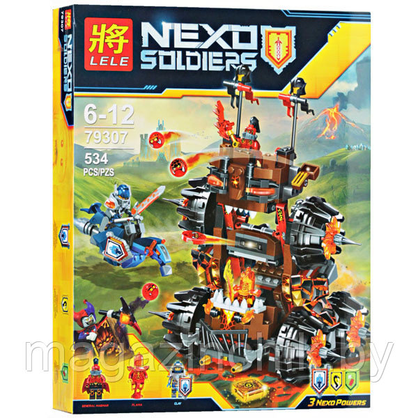 Конструктор Nexo Knights Нексо Рыцари 79307 Роковое наступление генерала Магмара 534 дет., аналог LEGO 70321 - фото 1 - id-p55982400