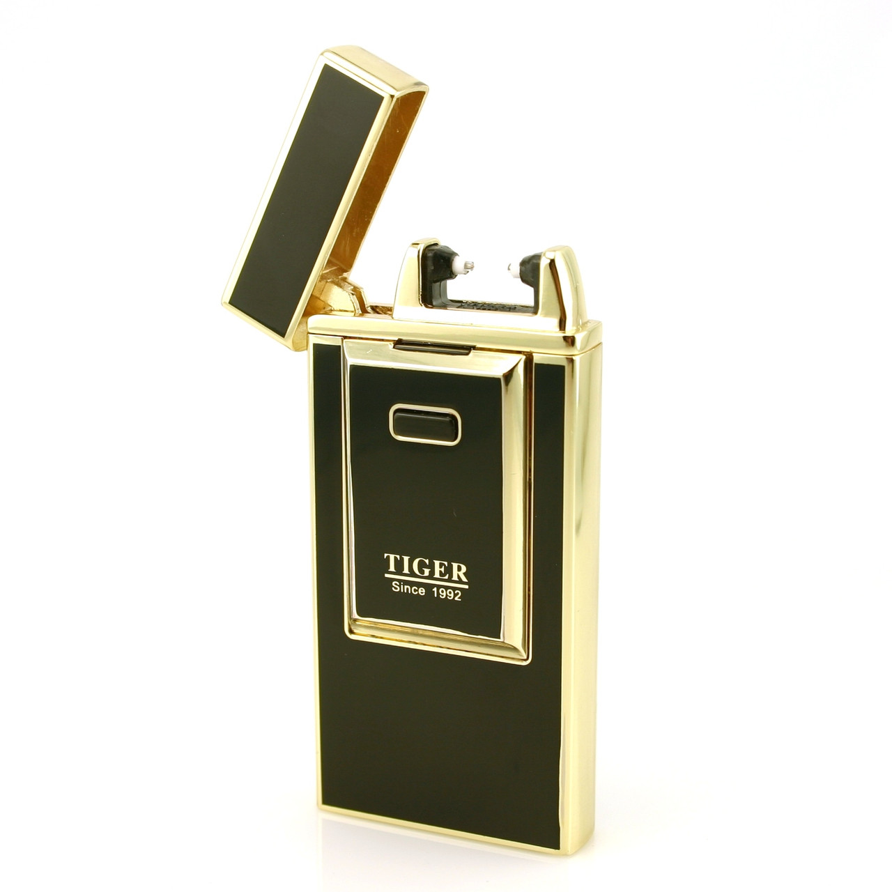 Импульсная USB зажигалка Tiger черная - фото 4 - id-p30201477