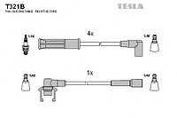 Высоковольтные провода TESLA RENAULT 19/CLIO/MEGANE 1.2, 1.4i 88-99 с защёлкой