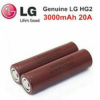 Аккумулятор LG Li-Ion (18650) 3000mAh высокая токоотдача (INR18650HG2)