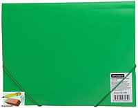 Папка на резинках А4 OfficeSpace, 35 мм., пластик, 500 мкм., зеленая