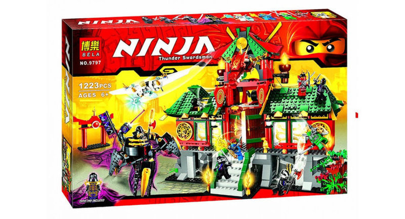 Конструктор Bela Ninja 9797 "Битва за город" (аналог Lego Ninjago 70728) 1223 детали - фото 3 - id-p56049503