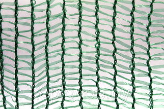 Сетка фасадная зеленая 50 х 3,2 м, фото 2