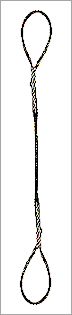 Стропы грузовые из стального каната двухпетлевые, фото 2
